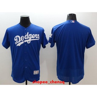Áo thun bóng chày in chữ dodgers đội mlb dodgers cá tính