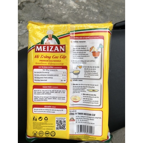MÌ TRỨNG CAO CẤP MEIZAN 500g