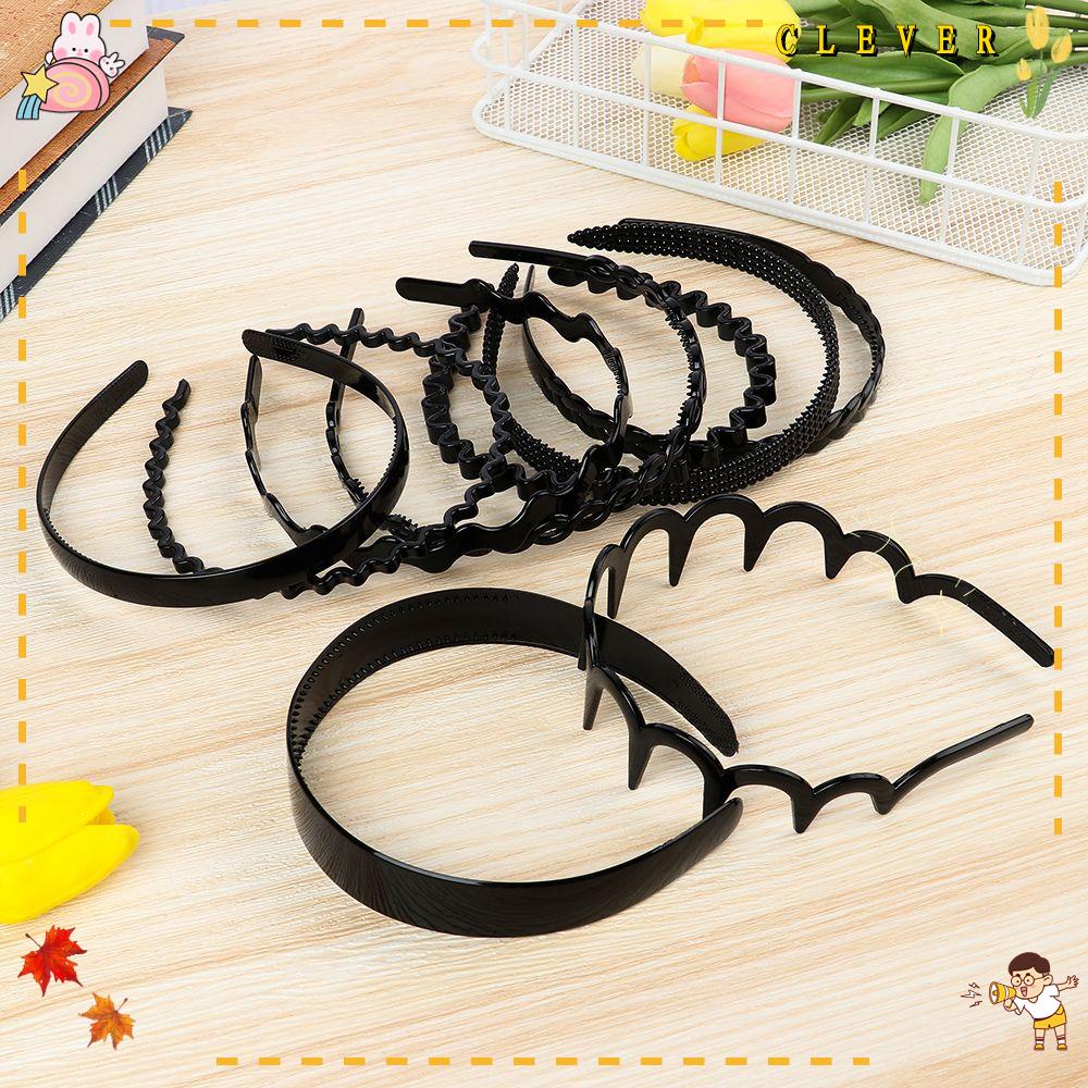 CLEVER Black Anti-Slip Hair Clips Sports Style Simple Fashion For Men And Women