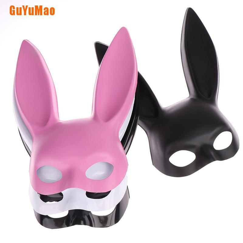 1 Mặt Nạ Hóa Trang Hình Thỏ Bằng PVC Gợi Cảm Cho Nữ Dự Tiệc Halloween