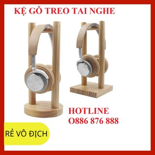 Giá Đỡ Tai Nghe, Kệ Đỡ HeadPhone Bằng Gỗ Thông Tự Nhiên Tinh Tế