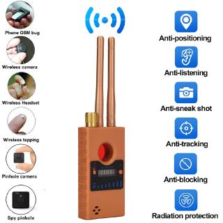 Wireless RF Signal Detector Bug Anti-spy Hidden Camera GSM Audio Finder Scan