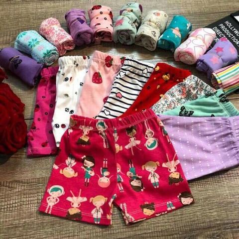 Quần đùi cotton cho bé trai bé gái 6-18kg