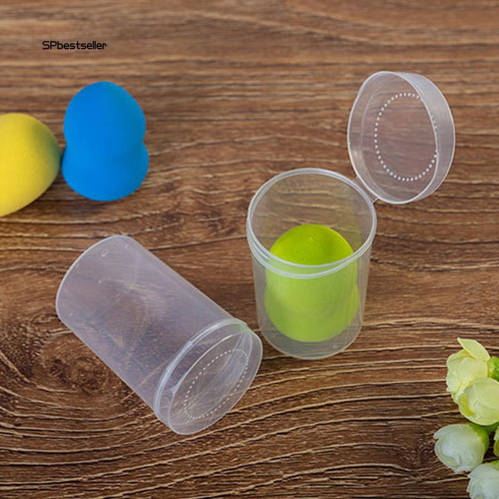 Hộp nhựa đựng mút trang điểm tiện lợi