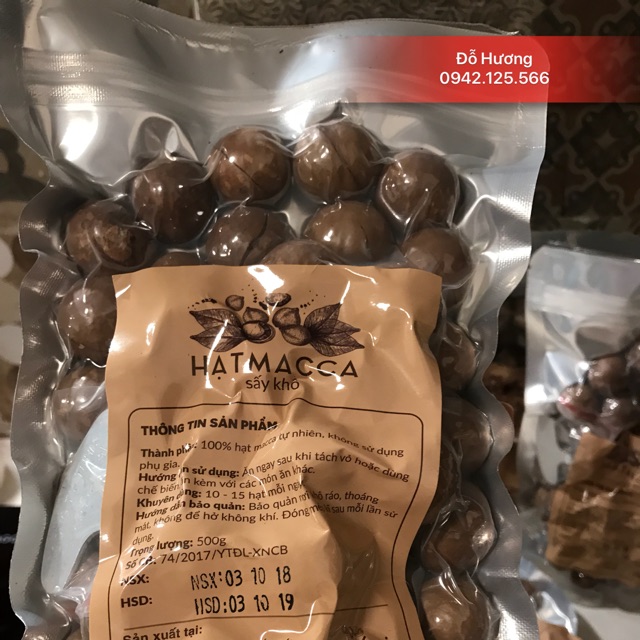 Hạt Macca rang sẵn daklak 500gram