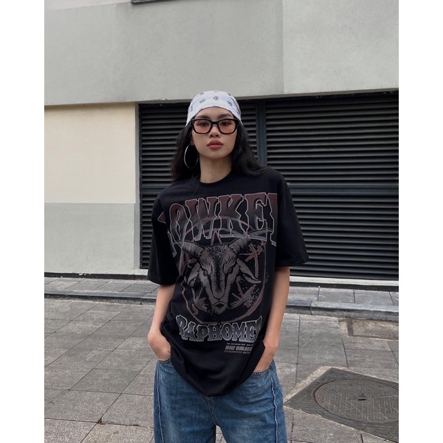 Áo thun / BAPHOMET - TEE/ Vintage Style - Black