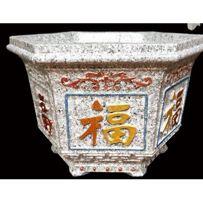 Khuôn Chậu Lục Giác Rộng 25cm cao 18cm