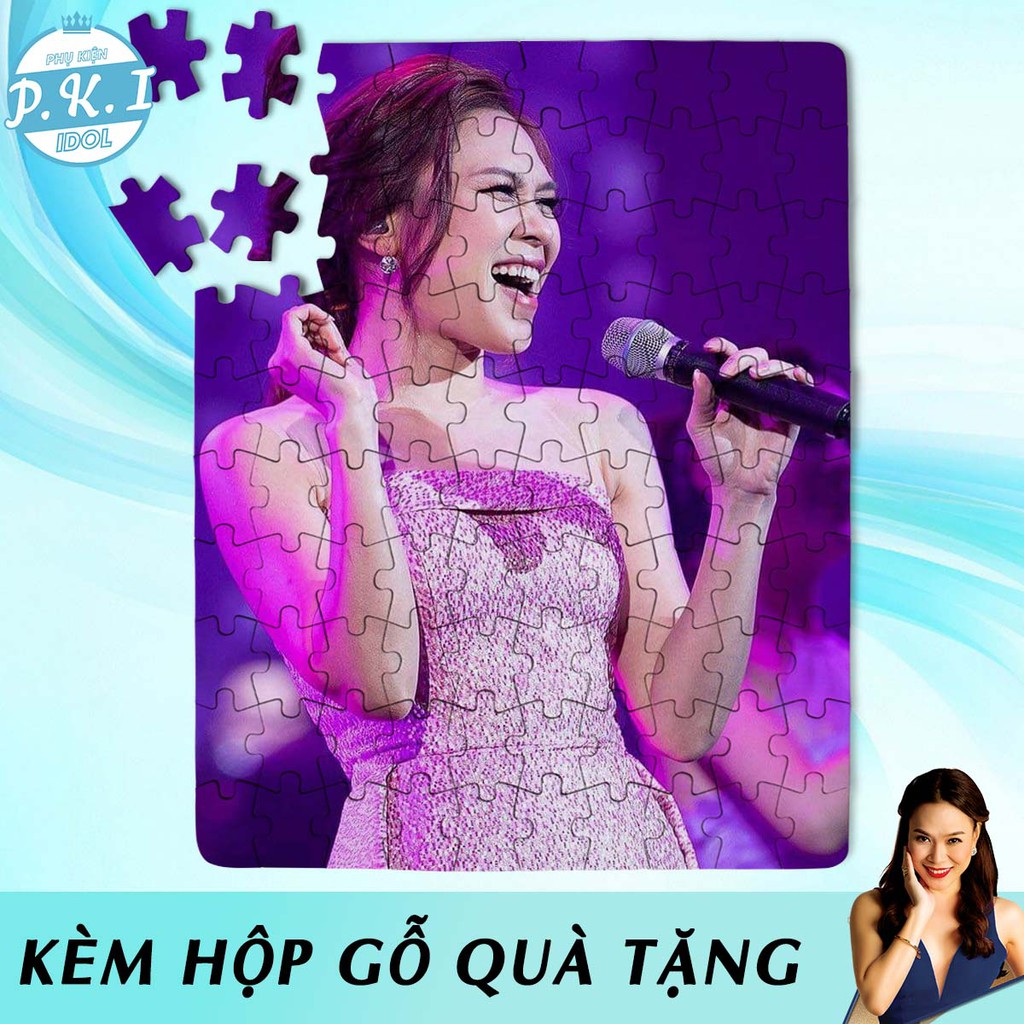 Xếp Hình Puzzle In Hình Ca Sỹ Mỹ Tâm - Quà Tặng Cpop Họa My Tóc Nâu
