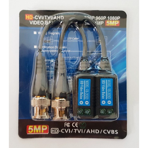 ⚡️Freeship⚡️ Video Balun 5MP/8MP Chuyên Dụng Cho Camera Có Mạch Chống Sét