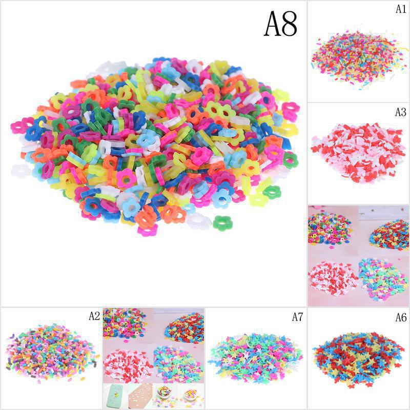 [HoMSI] 10g/pack Polymer clay fake candy sweets sprinkles diy slime phone supplies SUU