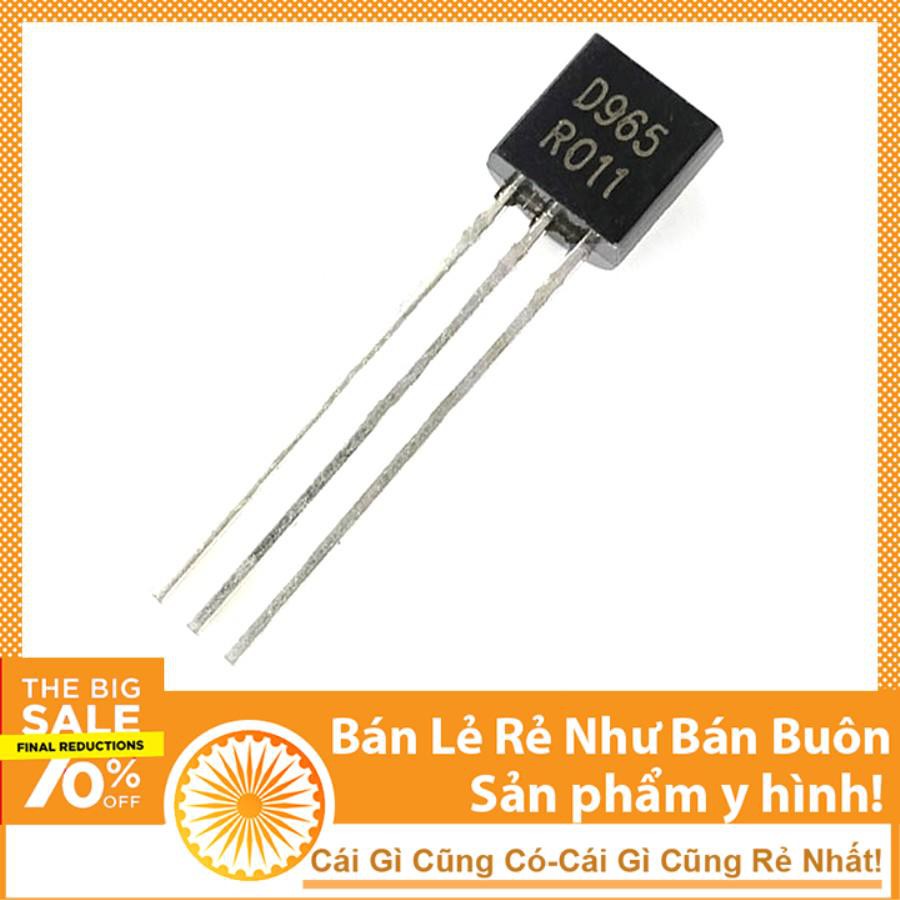 Linh kiện D965 TO-92 TRANS NPN 5A 20V | BigBuy360 - bigbuy360.vn