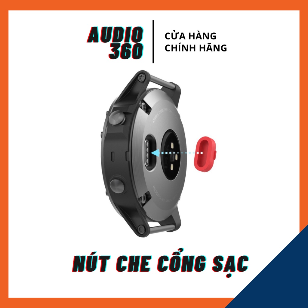 Nút cao su che cổng sạc cho đồng hồ Garmin Fenix 5/5S/5X/instinct/Forerunner 935/45/45S/245/945