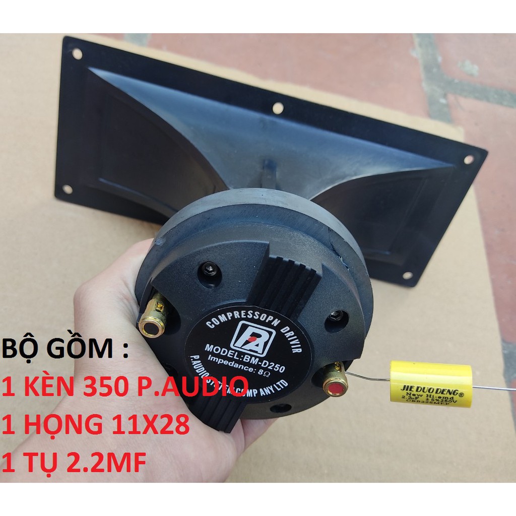 LOA TREBLE PAUDIO 350 - GIÁ MỘT LOA + HỌNG 11X28 VÀ TỤ 2,2MF