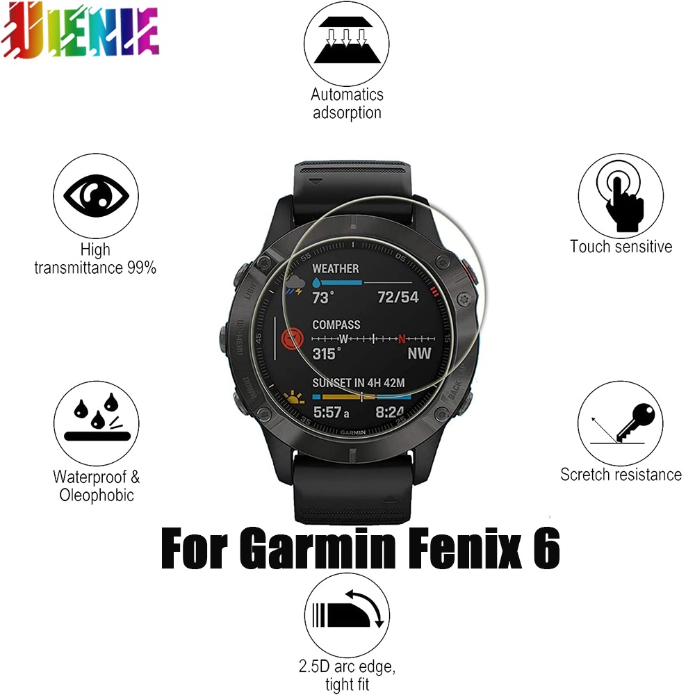 Kính Cường Lực Bảo Vệ Toàn Màn Hình Viền Cong Cho Garmin Fenix 6 Garmin Fenix 6