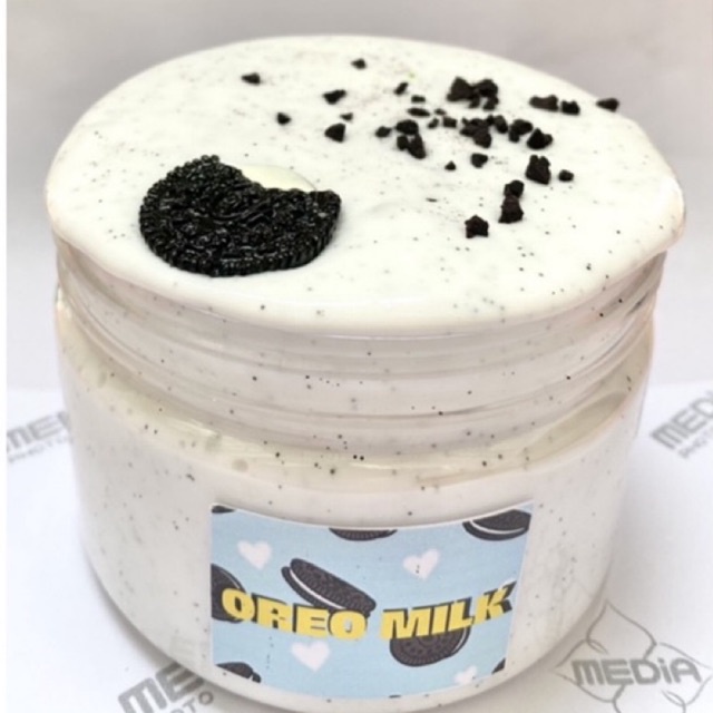 OREO MILK/ 360m/ Tặng kèm charm oreo siêu xinh/ Chất nhờn ma quái oreo slime/ Hoyaslimes
