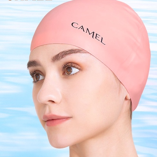 Mũ bơi CAMEL bảo vệ tai chống thấm nước bằng chất liệu silicone