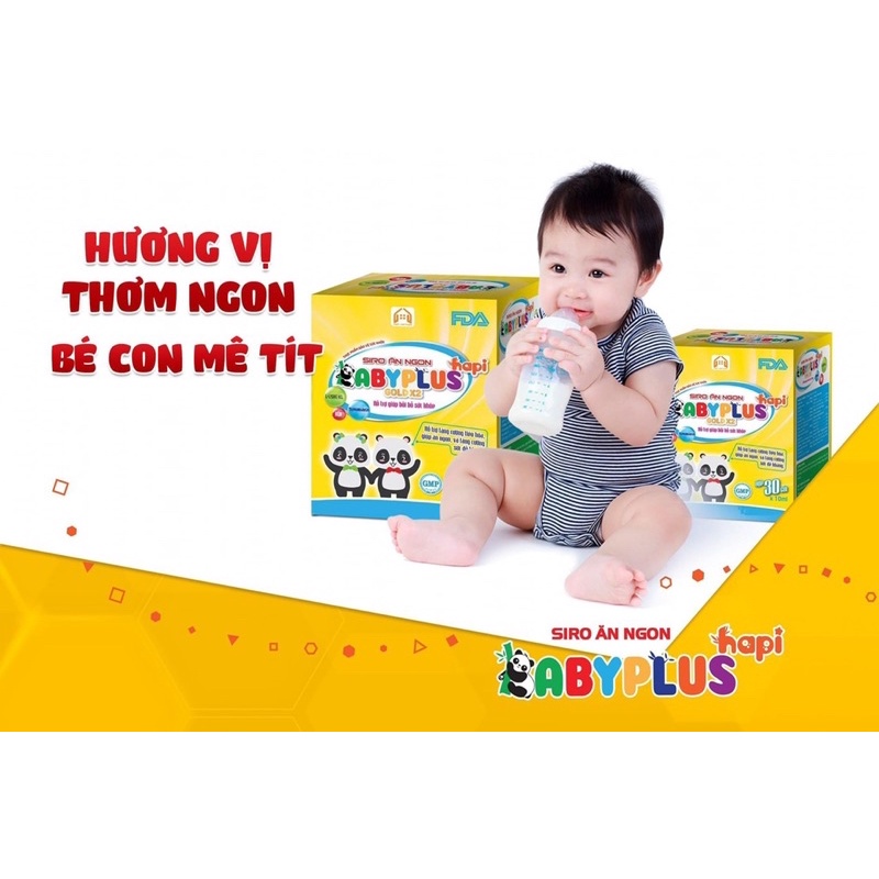 [CHÍNH HÃNG] BabyPlus - Siro Ăn Ngon Baby Plus Giúp Bé Hết Biếng Ăn,Tăng Cân,Tăng Đề Kháng,Hết Táo Bón