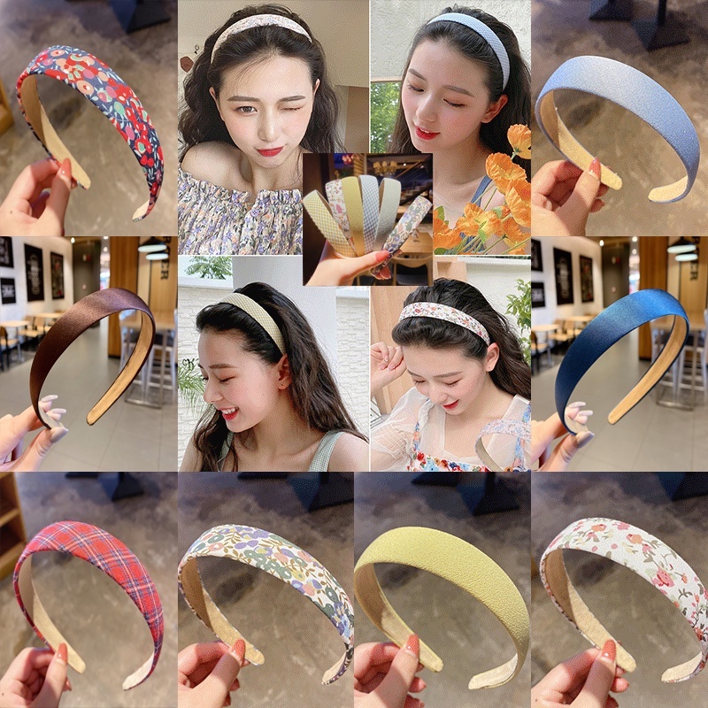 Cài Tóc Bản To Nhiều Họa Tiết Tùy Chọn Cho Nữ