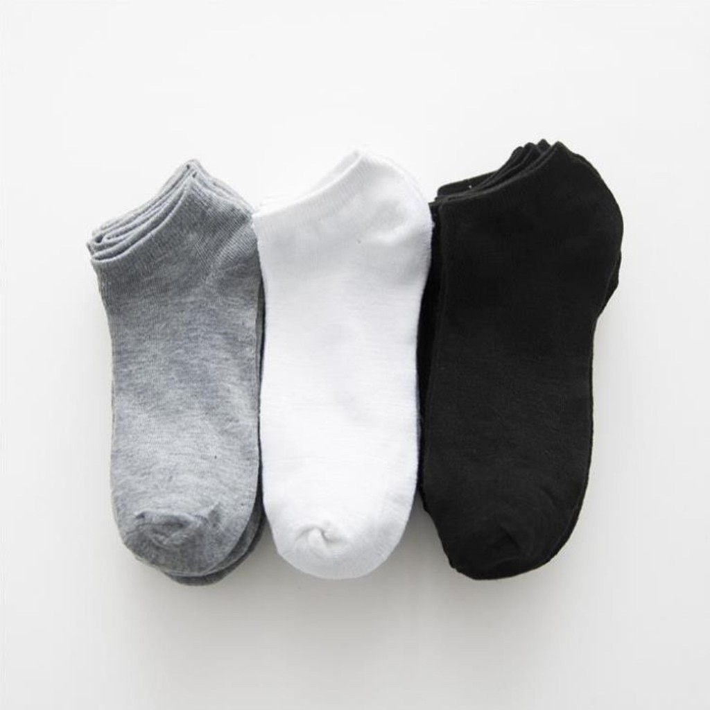 Combo 3 đôi tất nam cổ ngắn thoáng khí co dãn