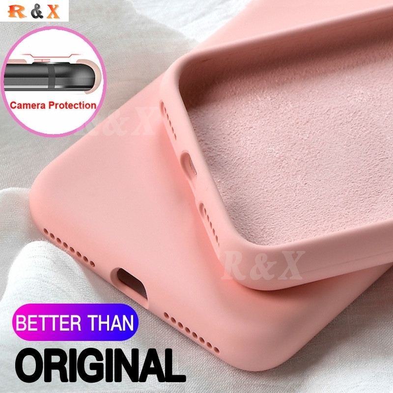 Ốp điện thoại silicon dẻo màu trơn đơn giản cho oppo f1 plus f3 plus f9 pro f11 pro oppo a3s a12e reno 2f