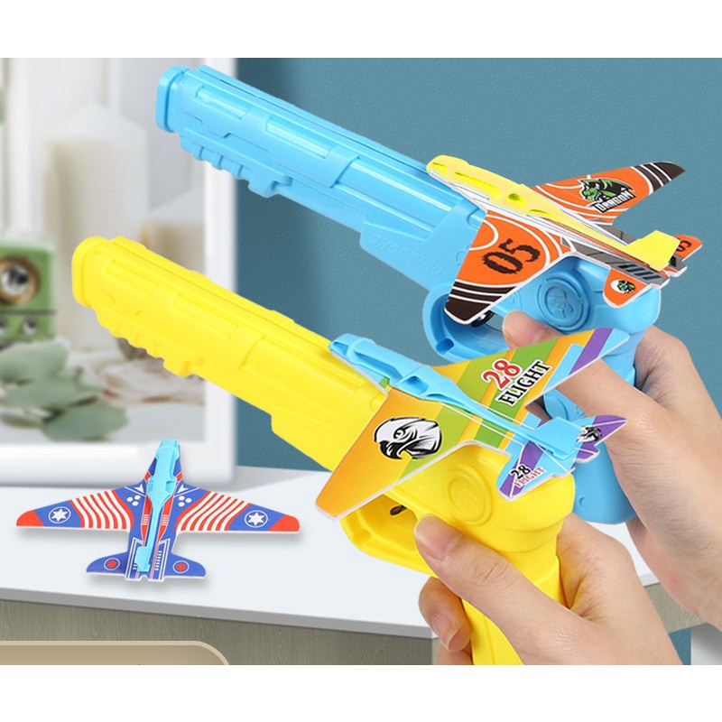 Đồ chơi súng bắn máy bay cho bé Masterkids