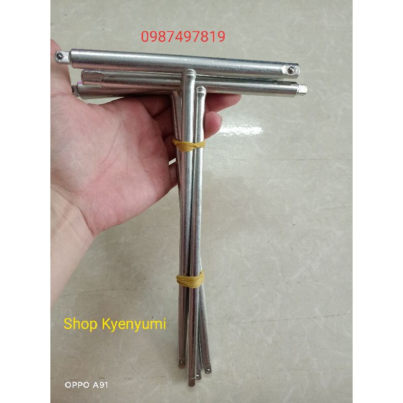 Khóa Chữ T 3 Đầu 1/4(nhỏ) Và 3/8(trung)