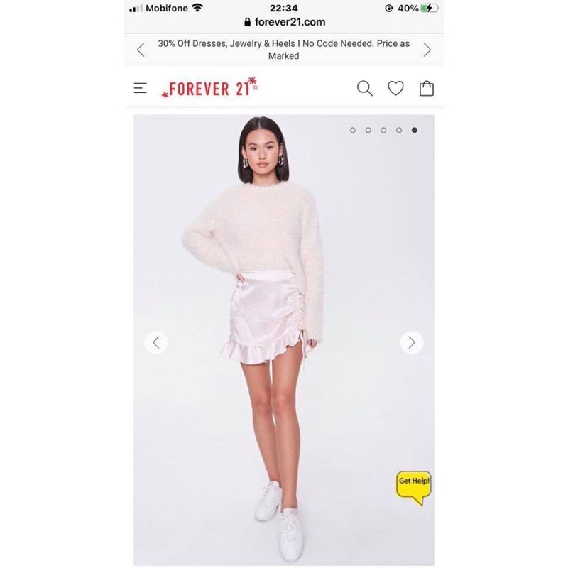 Chân váy rút dây f21