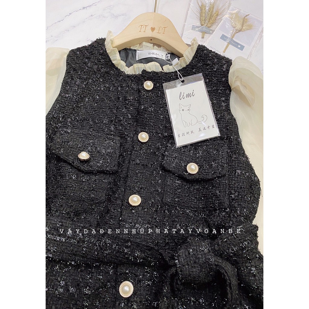 🌺VÁY DẠ PHỐI CÚC BỌC BABY🌸