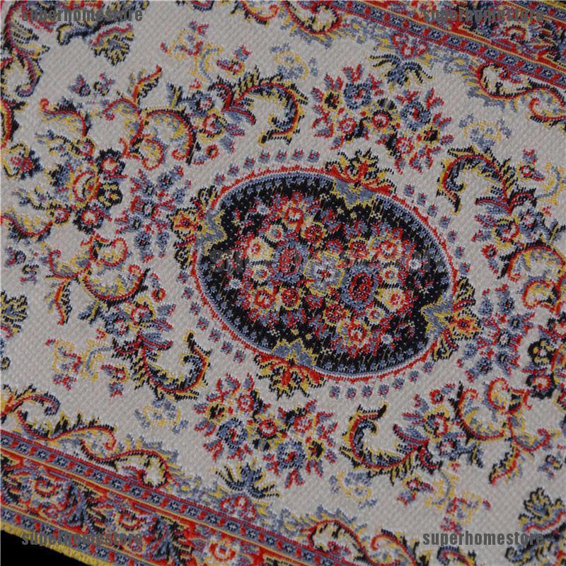 Thảm Hoa 10 * 15cm Tỉ Lệ 1 / 12 Dùng Trang Trí Nhà Búp Bê