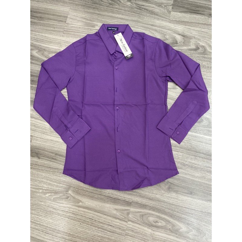 Áo sơ mi nam trơn ôm, nhiều màu | BigBuy360 - bigbuy360.vn