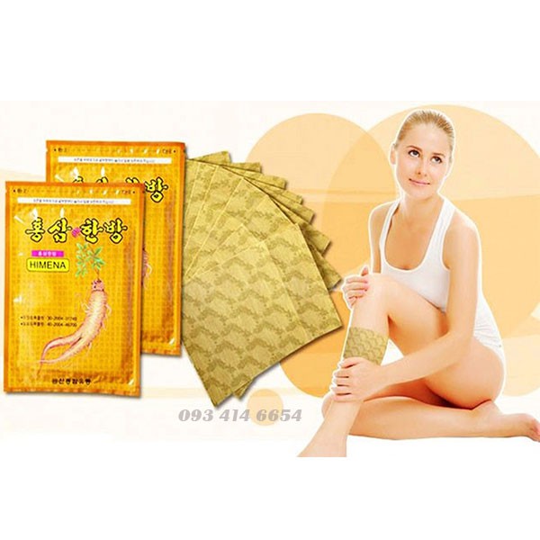 Cao Dán Hồng Sâm Hàn Quốc Túi 20 miếng