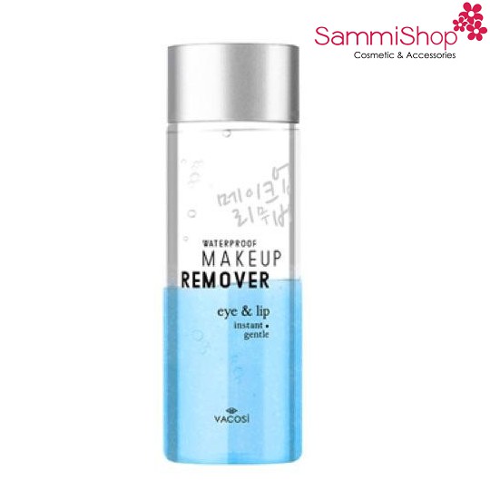 Nước tẩy trang mắt & môi Vacosi waterproof makeup remover for eye & lip 80ml