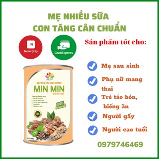 Ngũ cốc lợi sữa Minmin - Ngũ cốc bầu Min Min 29 loại hạt,  Mẹ nhiều sữa, con tăng cân chuẩn
