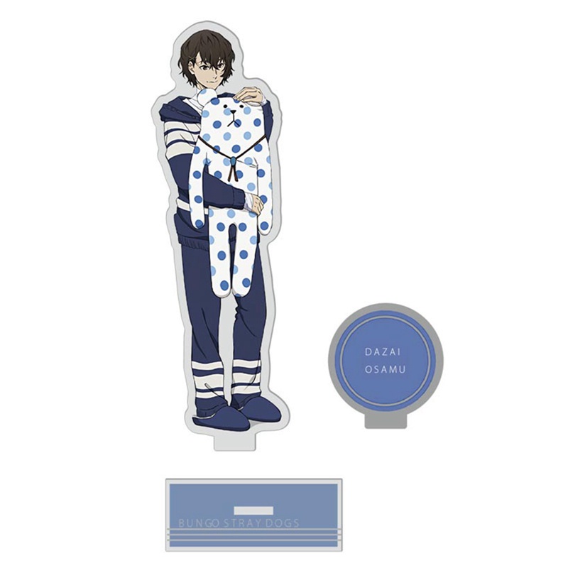 Mô hình chú chó Stray Dogs bằng acrylic có giá đỡ để bàn trang trí