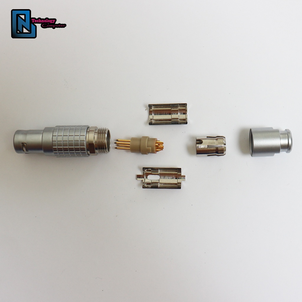 Bộ Kết Nối LEMO Connector 4 Lõi Kích Thước 1B Phong Cách Hàng Không Thích Hợp Làm Đồ Handmade Cao Cấp