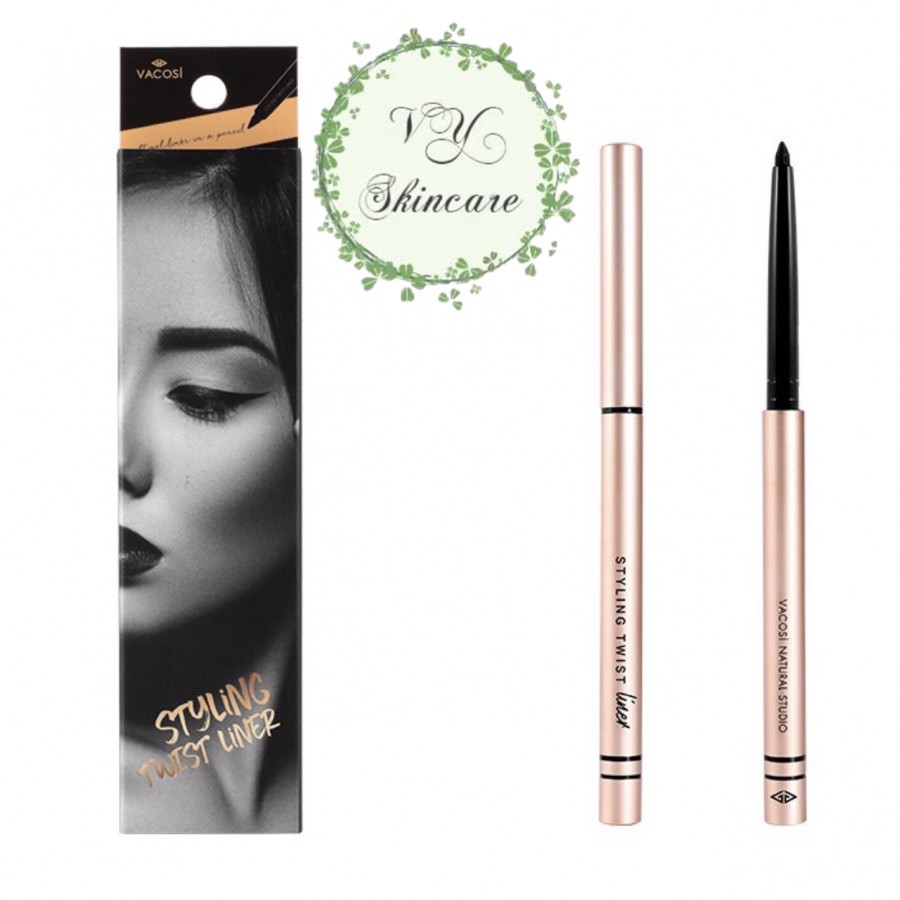 Chì kẻ mắt dạng gel Vacosi Styling Twist Liner