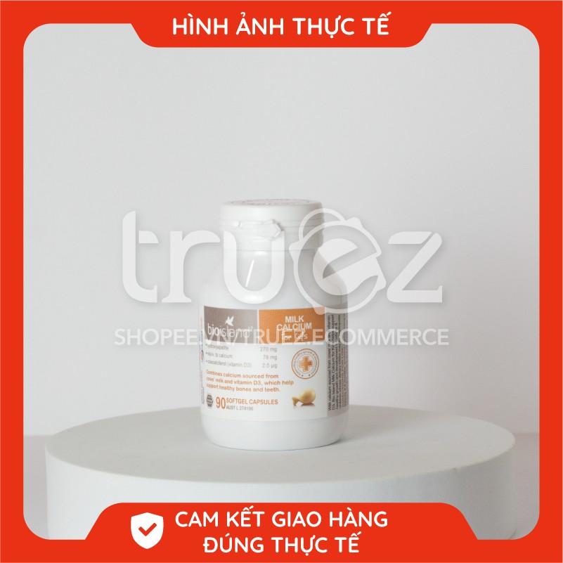 Viên Canxi Sữa cho bé [ÚC] Bio Island Milk Calcium for Kid [Chính hãng]