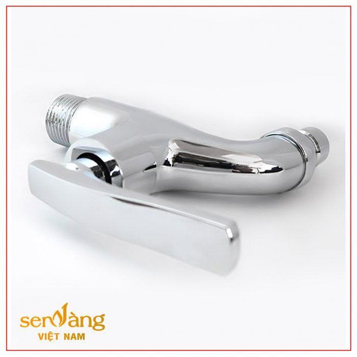 Vòi hồ inox cao cấp Lotus Gold VH02 - Vòi nước gắn tường chính hãng VH02 Lotus Gold - Vòi xả chậu Lotus Gold VH02