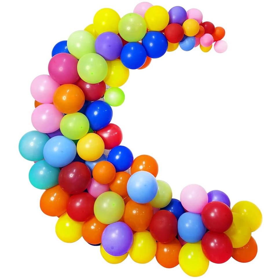 100 Bong Bóng 10 Inch Trang Trí Tiệc Sinh Nhật, Lễ Tình Nhân