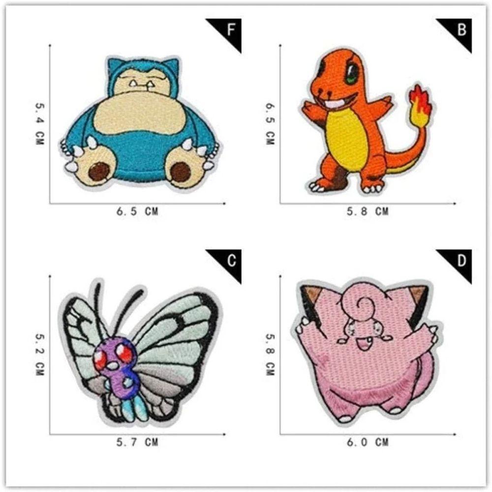 Miếng Dán Ủi Thêu Họa Tiết Hoạt Hình Pokemon Sáng Tạo