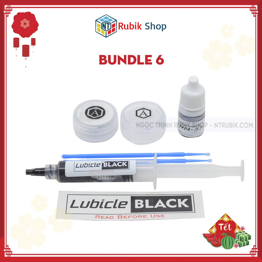 [Cubicle-bundle 6] Combo Angstrom Gravitas &amp; Angstrom Dignitas &amp; DNM 37 3cc &amp; Lubicle Black dầu bôi trơn rubik