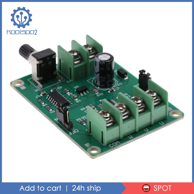 9-12V DC Brushless Motor Driver Board For Hard Drive 3/4 Wire Green