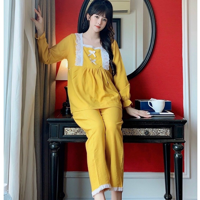 Bộ bầu Sau Sinh chất nỉ nhung siêu ấm áp mùa ĐÔNG - 𝐁𝐃𝟒𝟓