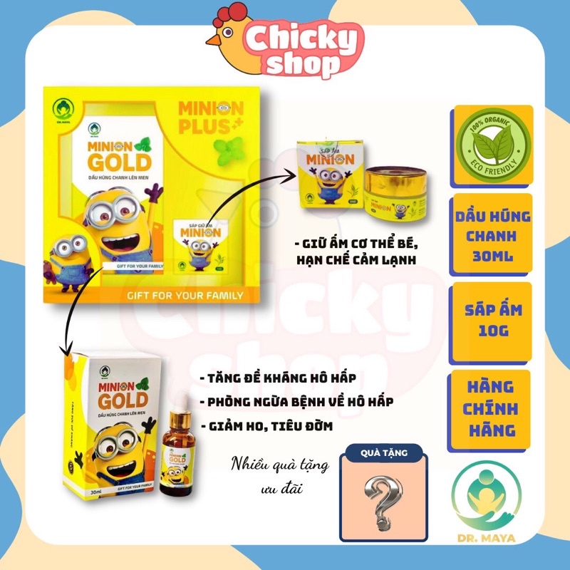 COMBO DẦU HÚNG CHANH MINION PLUS