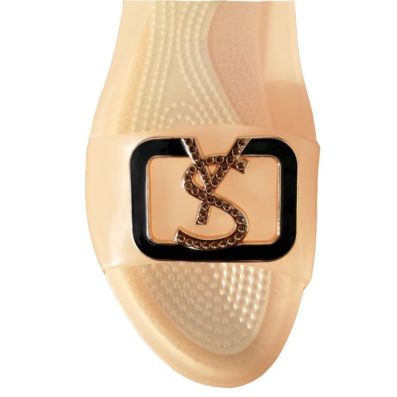 Giày sandal nhựa cao cấp YS có gót 2.5cm