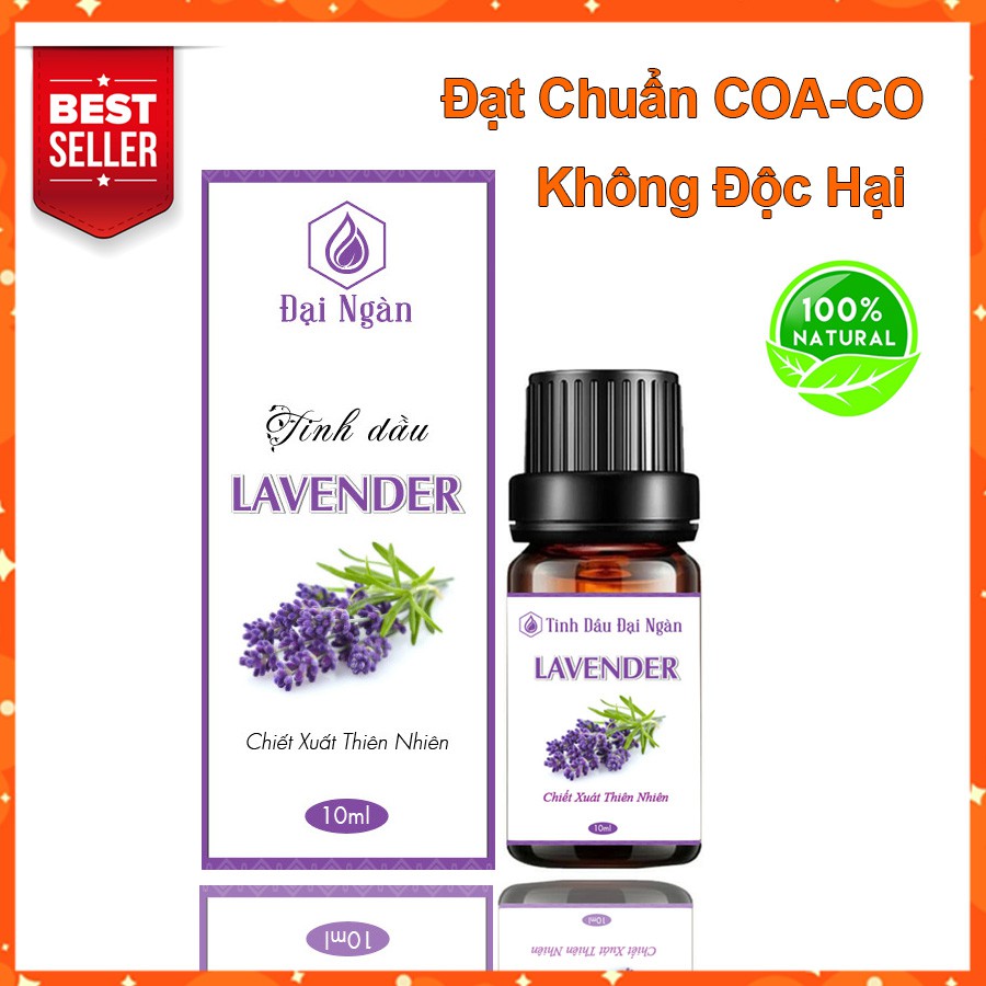 Tinh dầu lavender oải hương thơm phòng thiên nhiên 10ml Đại Ngàn