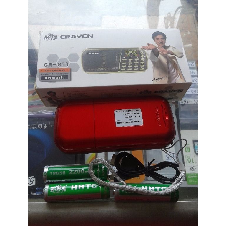 [Mã ELHACE giảm 4% đơn 300K] Loa usb,thẻ nhớ,FM Craven CR-853 Chất Lượng