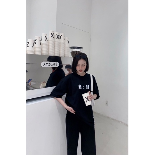 [CHÍNH HÃNG MENTALBOSS] Áo thun tay lỡ unisex 11:11 Mentalboss private club