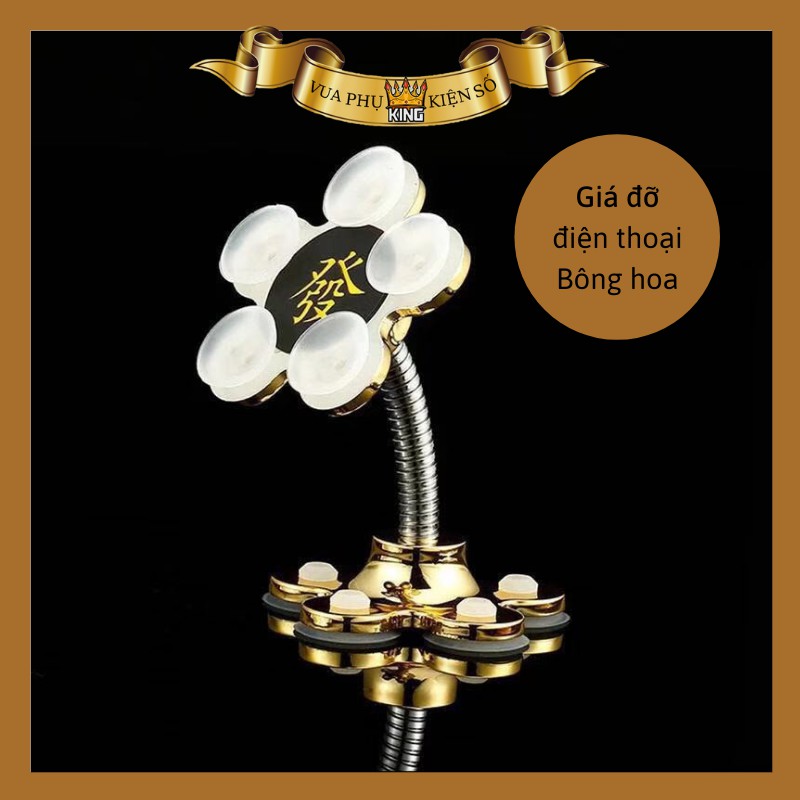 Đế Đỡ Điện Thoại Hình Bông Hoa Siêu Chắc Chắn