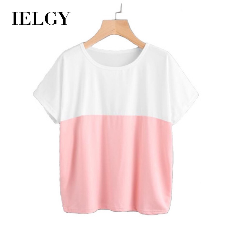 Áo thun IELGY hàn quốc tay ngắn dáng rộng size lớn cho nữ